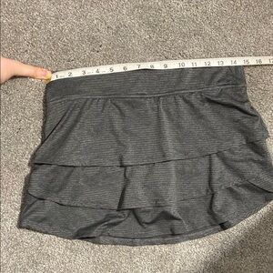 Gray Tiered Mini Skirt for Casual Wear